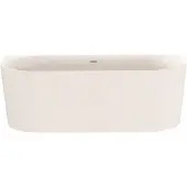 Xenz Zara 155x80 cm half vrijstaand bad crème mat
