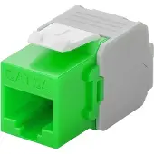 Goobay Keystone RJ45 | Cat6a U/UTP (Groen)