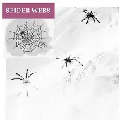 Springos Halloween Decoratie - Spinnenweb - 1.9 M