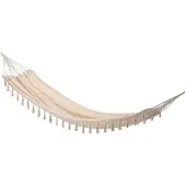 Progarden - Hangmat - 200x100 cm - Beige - Katoen/Polyester
