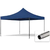 TOOLPORT 4x4 m Easy up partytent, PREMIUM staal 40mm, blauw