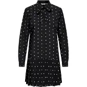ONLY Jurk 'ONLMARGON' zwart / wit