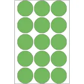 Herma Etiketten 2275 Klevend Groen 32 x 32 mm 32 Vellen à 15 Etiketten