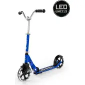 Micro mobility Micro Cruiser LED, voor kinderen, klassieke scooter, geschikt voor jongens en meisjes, voor gebruik op asfalt, maximaal draagvermogen 100 kg, 2 wielen