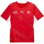 Puma Tricot 'Schweiz 2026' rood / wit