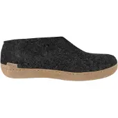 Glerups Pantoffel met Leren Zool (Maat - 46, Kleur - Charcoal)