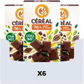 CEREAL 6x Chocoladetablet Puur 85 gr