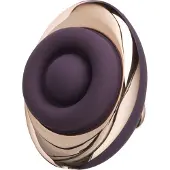 Belou - vulva vibrator - oplaadbaar, roterend - siliconen, paars