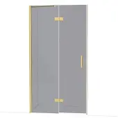 Maxaro Diamond Douchedeur | 110 cm Goud Rookglas Draaideur