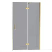 Maxaro Diamond Douchedeur | 120 cm Goud Rookglas Draaideur