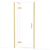 Maxaro Diamond Douchedeur | 90 cm Goud Helder glas Draaideur