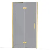 Maxaro Diamond Douchedeur | 110 cm Goud Rookglas Draaideur