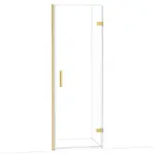 Maxaro Diamond Douchedeur | 70 cm Goud Helder glas Draaideur