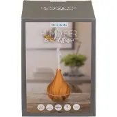 Out of the blue Houten Diffuser - Luchtbevochtiger - 120ml met LED - USB oplaadbaar
