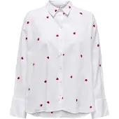 ONLY Blouse 'ONLNew Lina' rood / wit