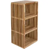 Housecraft living Kast Koleli | hout bruin 34x85x44 cm wandkasten | NADUVI