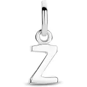 The Jewelry Collection Zilver Gerhodineerde Hanger letter Z 1333766
