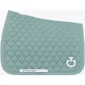 Cavalleria Toscana Circular Gewatteerd Zadeldek SS25 Full Teal Green