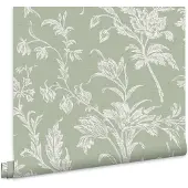 Laura Ashley - Vliesbehang - Lloyd Saliegroen