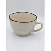 Cumbia Mok Koffiemok 425ml Crème Keramiek diameter 11cm hoogte 7cm