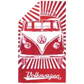 VW Collection Strandhanddoek Volkswagen Rood