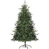 HOMCOM Kerstboom PVC, PE, Metaal Ø105 x 150H cm Groen