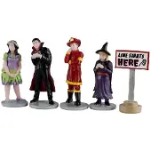 Lemax Line Starts Here 12x4x20 cm 5st Halloween