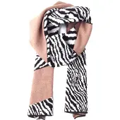 Giuliano sjaal - Zebra - Taupe