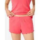 Pj Salvage Pyjamabroek 'Tropical Dreams' oranjerood