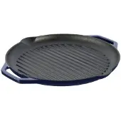 GrandFeu - Geëmailleerde gietijzeren grillpan - blauw