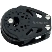 Harken Carbo Ratchet Cheek Block 75 Mm Zilver