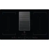 AEG IDK84453IB Zwart Ingebouwd 80 cm Inductiekookplaat zones 4 zone(s) Inbouw afzuigkap