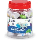 Learning Resources 1-2-3 Counting Cows Wit 20-delig - 2+
