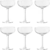 Bloomingville - Astrid Champagne Glass - Clear - 6 Pieces