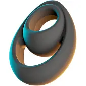 Erecto - penis- en balzakring - zwart
