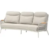 AVH-Collectie Monza lounge 3-zitsbank aluminium latte