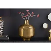 Invicta Elegante vaas ORIENT 35cm antiek koperen gehamerd ontwerp - 41552