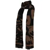 Sarlini - Geweven Sjaal - Zwart - Bruin - One Size