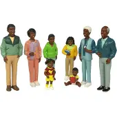 Miniland African Family Figures 8 Units Veelkleurig Kinderen