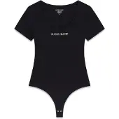 GUESS Shirt body zwart / wit