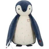 Kaloo knuffel, pinguïn, blauw, met white noise en opnamefunctie