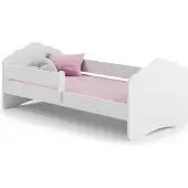KOBI Kinderbed - met hekje - 160x80cm - met matras - max. 110kg