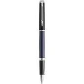 Waterman H?misphre Rollerball Pen | Zwart & Blauwe Lak met Palladium Gecoate Rand | Fijne Punt | Zwarte Inkt | Geschenkdoos