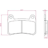 RMS Beauty Benelli 302 225103933 Organische Remblokken