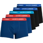 Jack & Jones Boxershorts 'Lee' blauw / donkerrood / zwart / wit