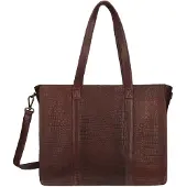 Dimagini Lana Croco Workbag 15.6 dark brown