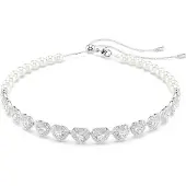 Swarovski Ketting 'Ariana Grande' zilver / transparant