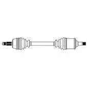 METELLI 17-1416 Aandrijfas