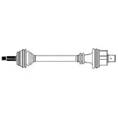 METELLI 17-1418 Aandrijfas