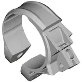 Shimano Clamp 31.8 Di2 Xt Scmt800 Grijs 35 mm